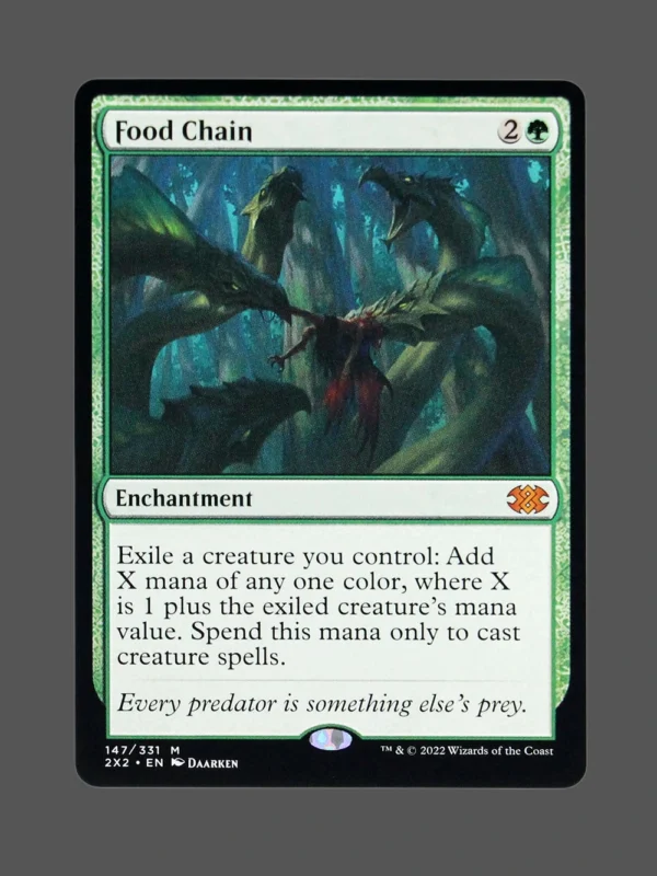Food Chain Holo MTG Proxy | Double Masters 2022