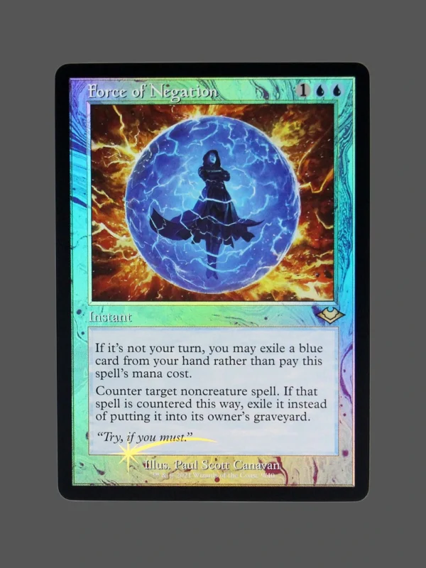 Force of Negation Foil MTG Proxy | Kaldheim