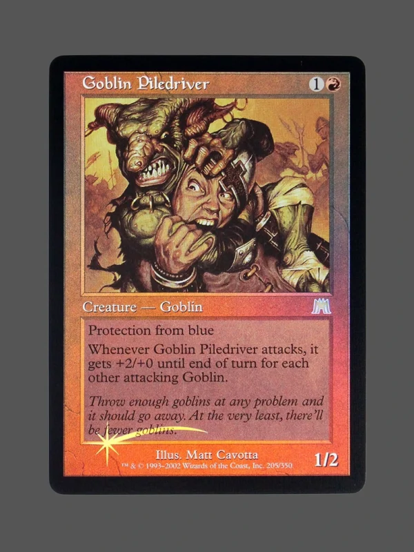 Goblin Piledriver Foil MTG Proxy | 8th Edition