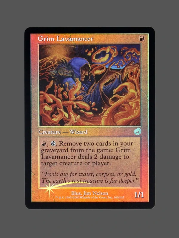 Grim Lavamancer Foil MTG Proxy | Urza's Legacy