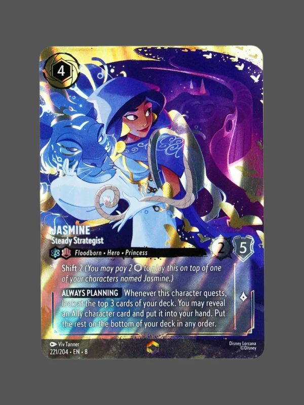 Jasmine Steady Strategist Foil DisneyLorcana Proxy | The First Chapter