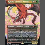 Klauth, Unrivaled Ancient Holo MTG Proxy | Streets of New Capenna