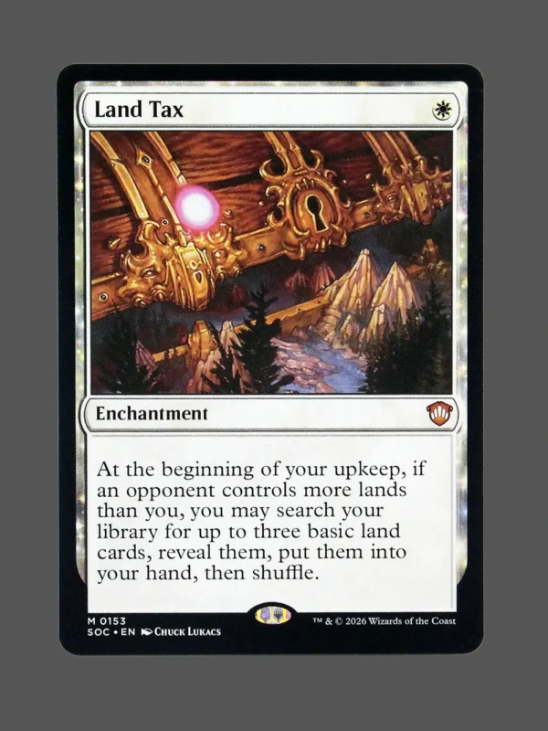 Land Tax Holo MTG Proxy | Streets of New Capenna