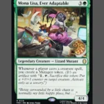 Mona Lisa, Ever Adaptable Holo MTG Proxy | The Lost Caverns of Ixalan