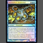 Quicksilver Elemental Foil MTG Proxy | 4th Edition