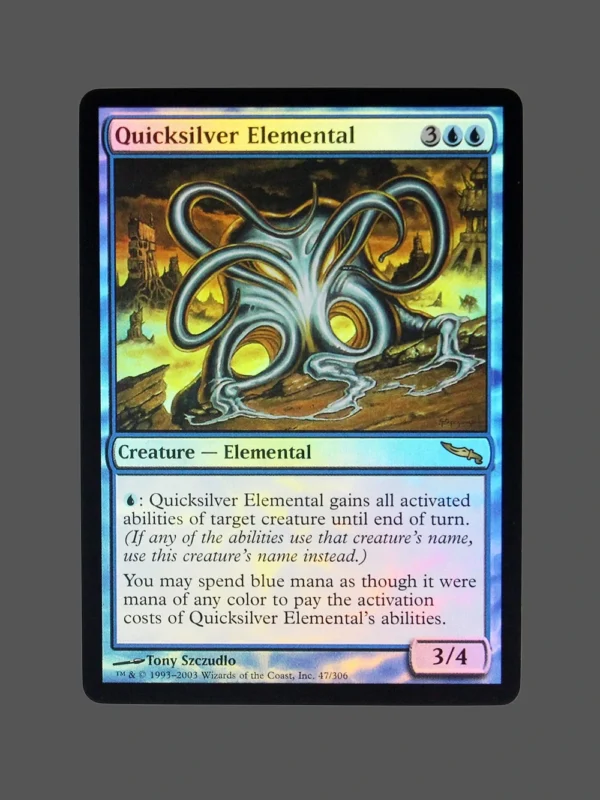 Quicksilver Elemental Foil MTG Proxy | 4th Edition