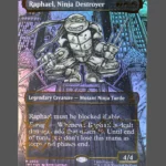 Raphael, Ninja Destroyer Foil MTG Proxy | TMNT