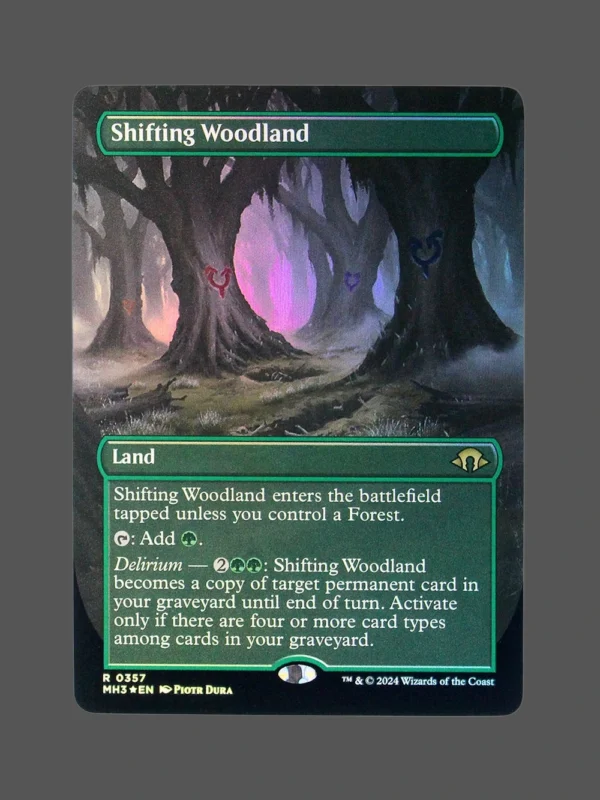 Shifting Woodland Foil MTG Proxy | Magic: The Gathering