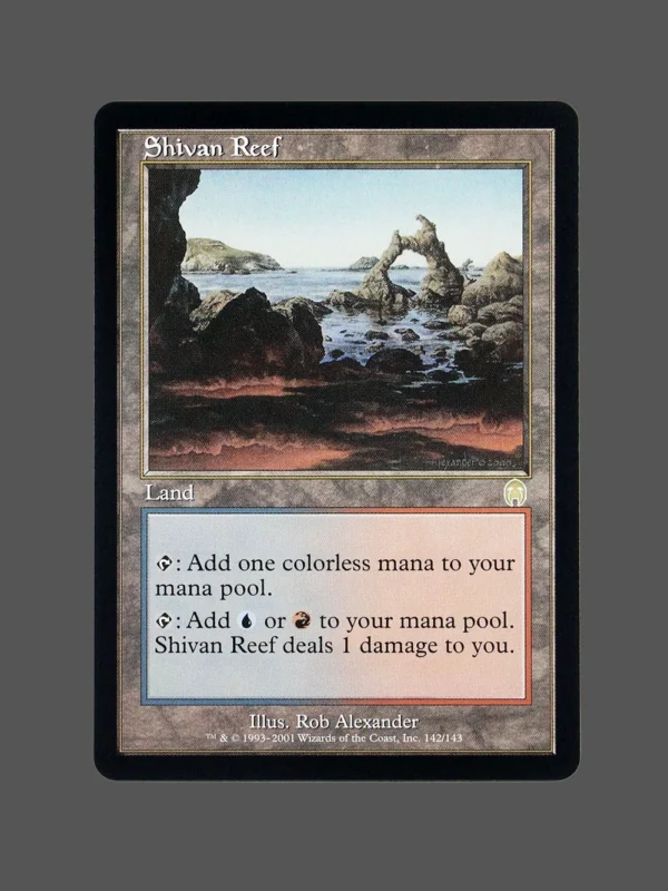 Shivan Reef Regular MTG Proxy | Eighth Edition