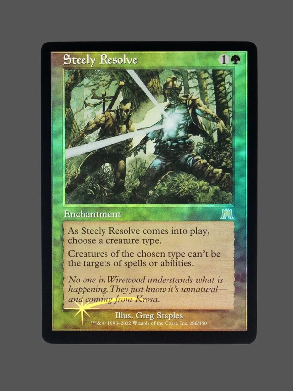 Steely Resolve Foil MTG Proxy | Mirrodin