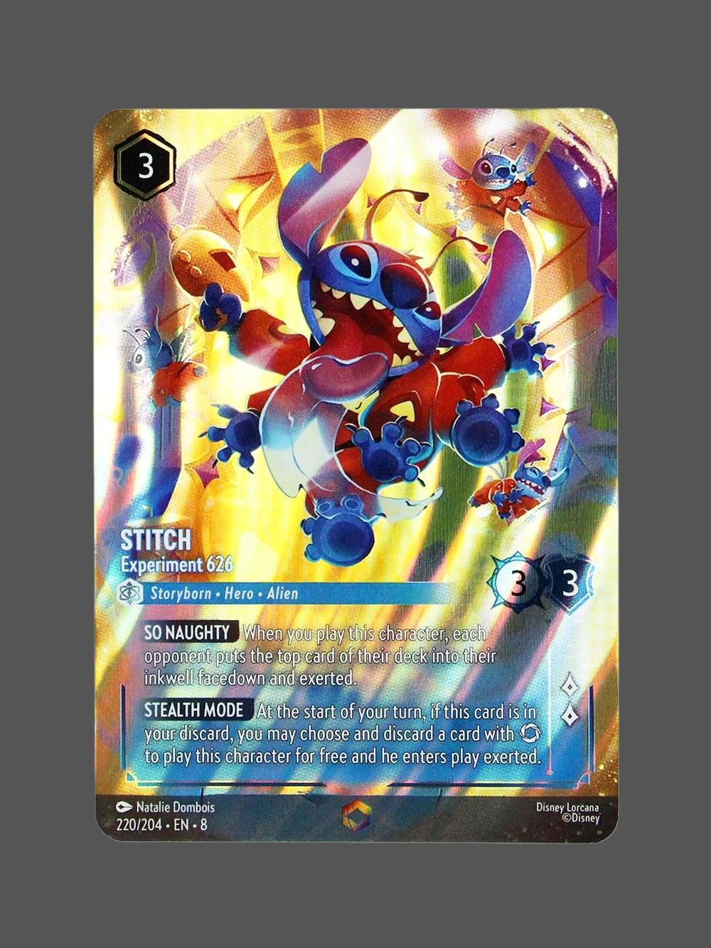 Stitch Experiment 626 Foil DisneyLorcana Proxy | The First Chapter Stitch Experiment 626 Foil DisneyLorcana Proxy | The First Chapter