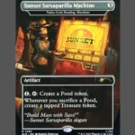 Sunset Sarsaparilla Machine Holo MTG Proxy | Secret Lair Drop