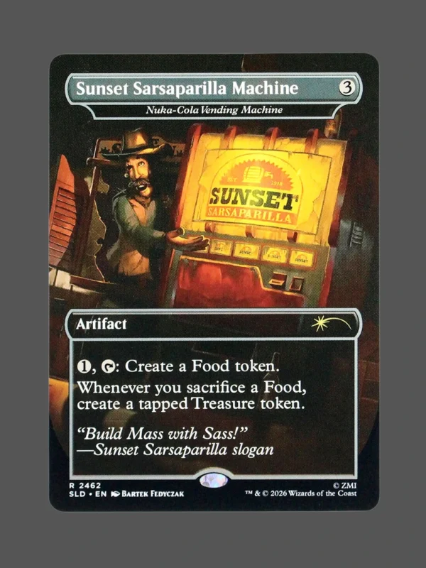 Sunset Sarsaparilla Machine Holo MTG Proxy | Secret Lair Drop
