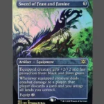 Sword of Feast and Famine Foil MTG Proxy | Modern Horizons 2