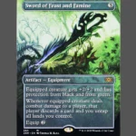 Sword of Feast and Famine Holo MTG Proxy | Double Masters 2020