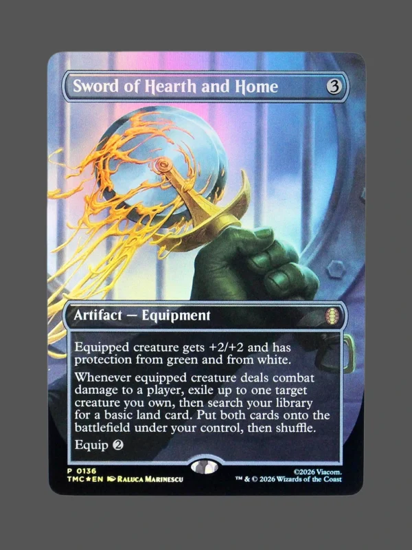 Sword of Hearth and Home Foil MTG Proxy | The Lost Caverns of Ixalan