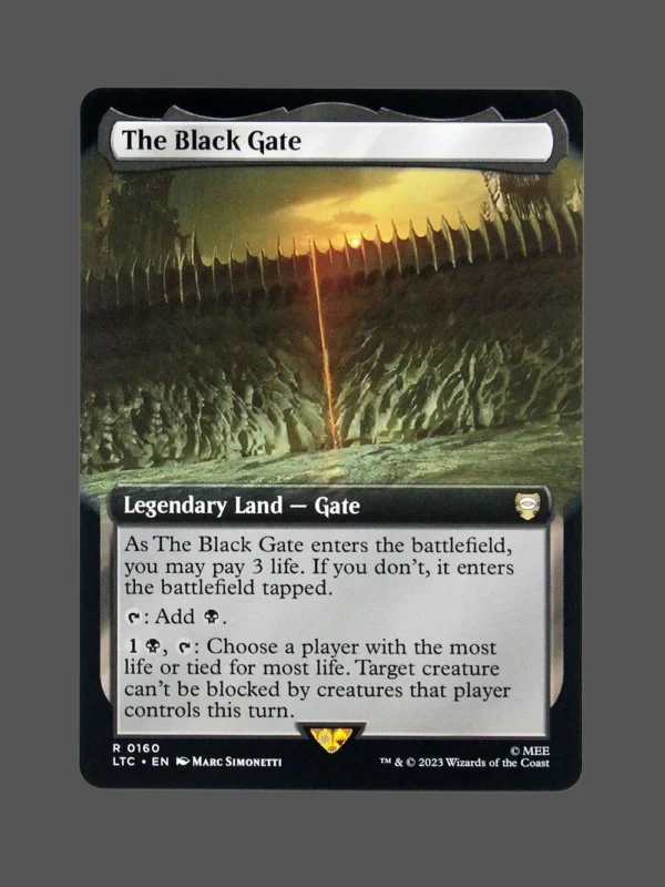 The Black Gate Holo MTG Proxy | Lost Caverns of Ixalan