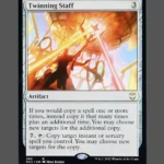 Twinning Staff Holo MTG Proxy | Neon Dynasty