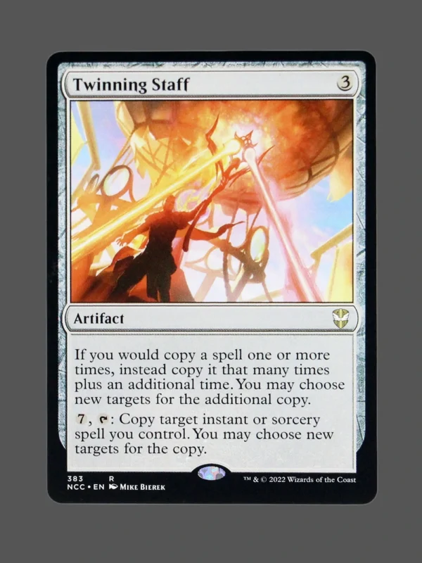 Twinning Staff Holo MTG Proxy | Neon Dynasty