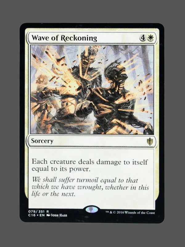 Wave of Reckoning Holo MTG Proxy | Conspiracy: Take the Crown