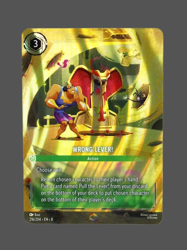 Wrong Lever! Foil DisneyLorcana Proxy | Koni