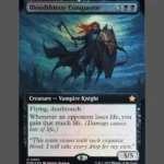Bloodthirsty Conqueror Foil MTG Proxy | Forgotten Realms