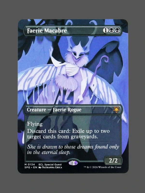 Faerie Macabre Holo MTG Proxy | ECL Special Guest