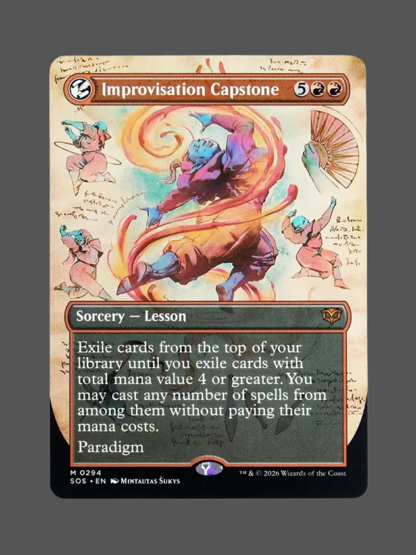 Improvisation Capstone Holo MTG Proxy | Streets of New Capenna