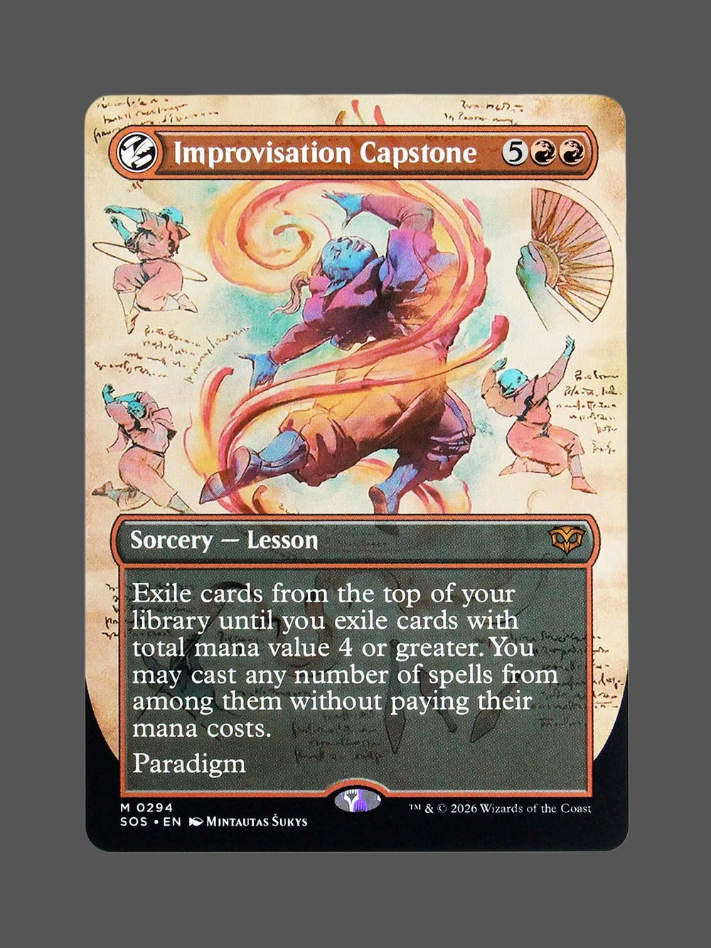 Improvisation Capstone Holo MTG Proxy | Streets of New Capenna Improvisation Capstone Holo MTG Proxy | Streets of New Capenna