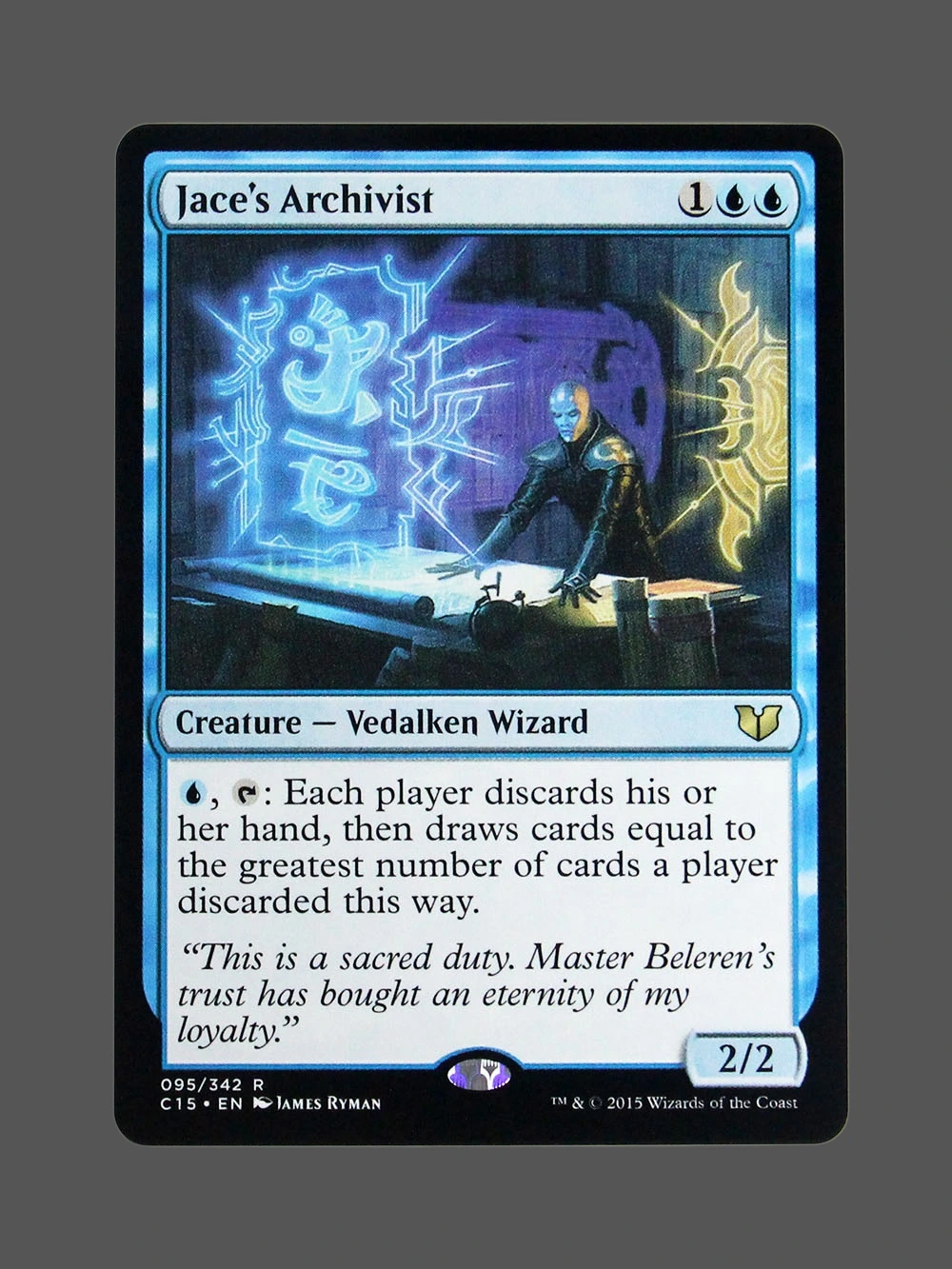 Jace's Archivist Holo MTG Proxy | Conspiracy Jace's Archivist Holo MTG Proxy | Conspiracy
