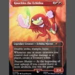 Knuckles the Echidna Holo MTG Proxy | Secret Lair Drop