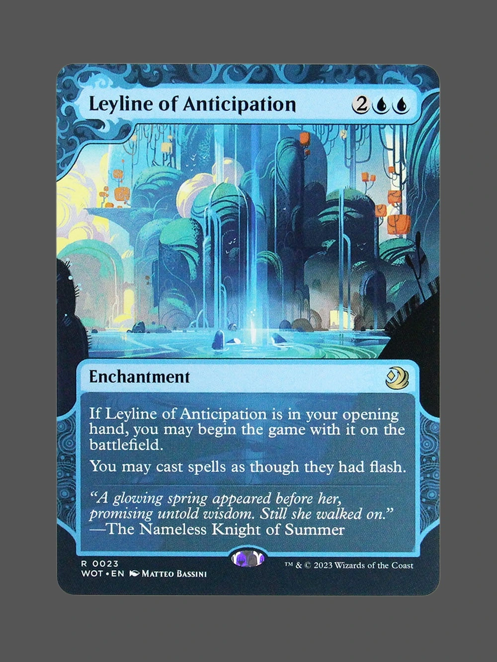 Leyline of Anticipation Holo MTG Proxy | Wilds of Eldraine Leyline of Anticipation Holo MTG Proxy | Wilds of Eldraine