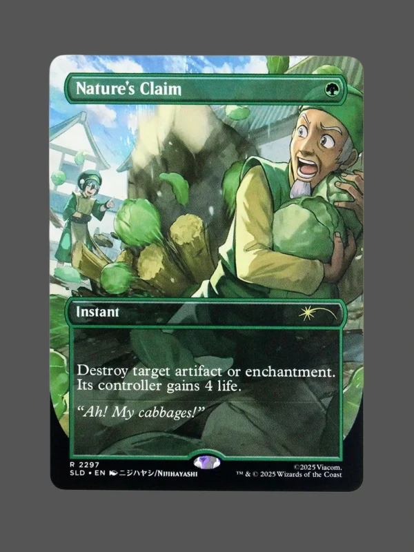 Nature's Claim Holo MTG Proxy | Secret Lair Drop