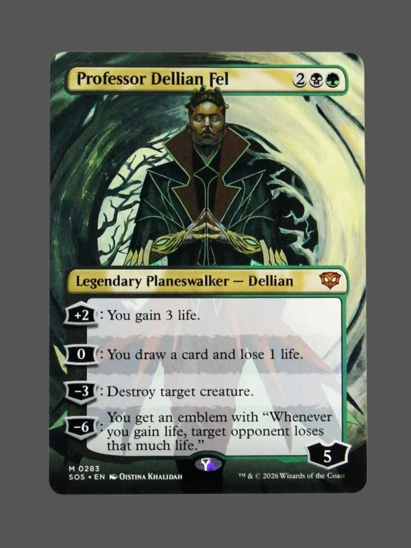 Professor Dellian Fel Holo MTG Proxy | Secret Lair
