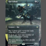 Rat Colony Foil MTG Proxy | BLB Special Guest