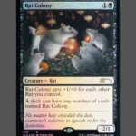 Rat Colony Foil MTG Proxy | Streets of New Capenna