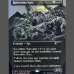 Relentless Rats Foil MTG Proxy | Secret Lair Promo