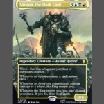 Sauron, the Dark Lord Holo MTG Proxy | Hour of Devastation