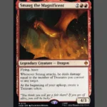 Smaug the Magnificent Holo MTG Proxy | Hobbit