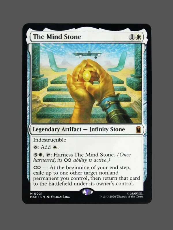 The Mind Stone Holo MTG Proxy | Marvel Snap