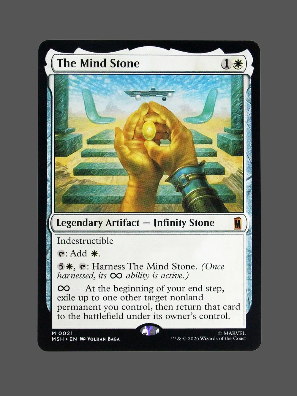 The Mind Stone Holo MTG Proxy | Marvel Snap The Mind Stone Holo MTG Proxy | Marvel Snap