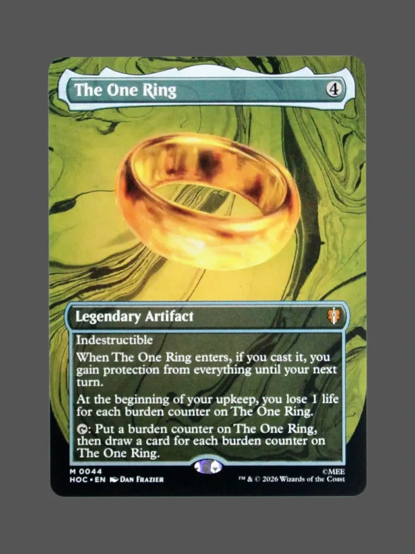 The One Ring Holo MTG Proxy | Hour of Devastation