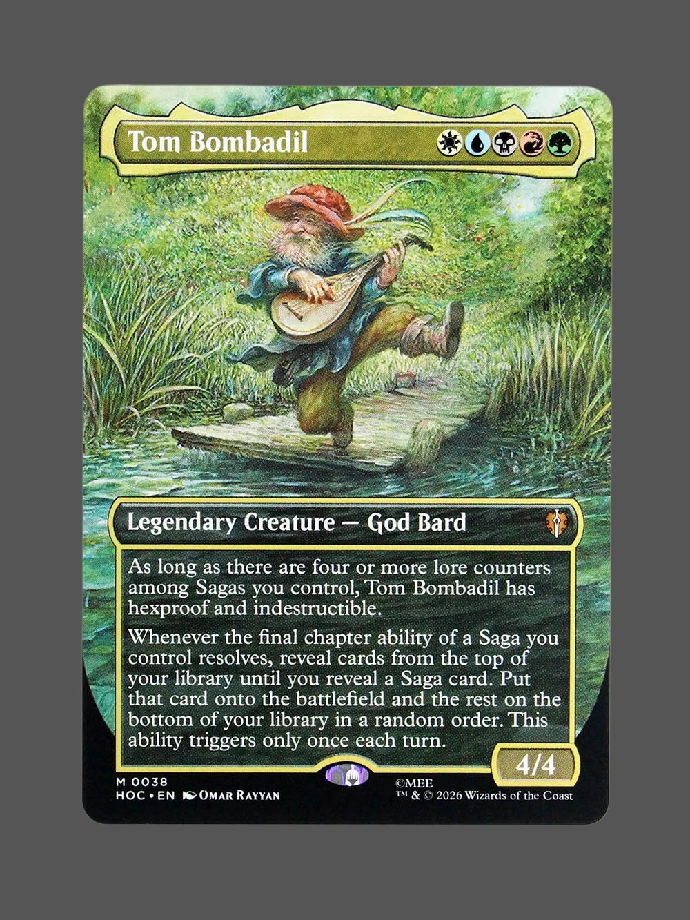 Tom Bombadil Holo MTG Proxy | The Lord of the Rings: Tales of Middle-earth Tom Bombadil Holo MTG Proxy | The Lord of the Rings: Tales of Middle-earth