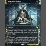 Vampiric Tutor Foil MTG Proxy | Streets of New Capenna