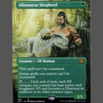 Allosaurus Shepherd Holo MTG Proxy | Double Masters 2022