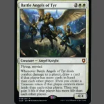 Battle Angels of Tyr Holo MTG Proxy | Commander Legends: Battle for Baldur's Gate