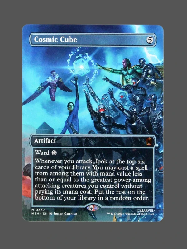 Cosmic Cube Holo MTG Proxy | Marvel Snap