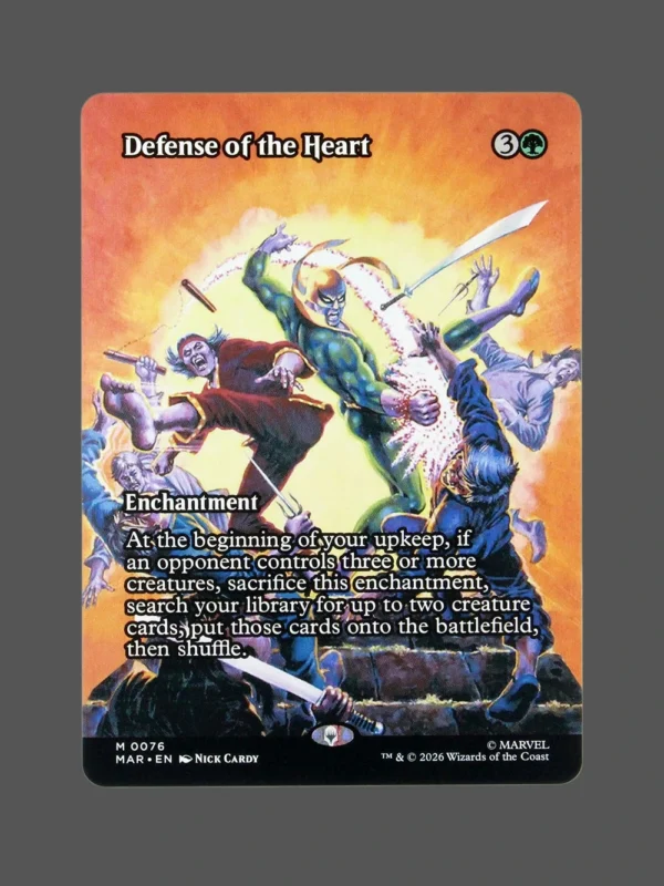 Defense of the Heart Holo MTG Proxy | Marvel