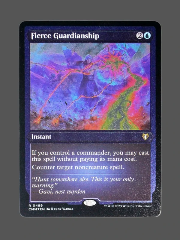 Fierce Guardianship Silver Foil MTG Proxy | Commander Masters