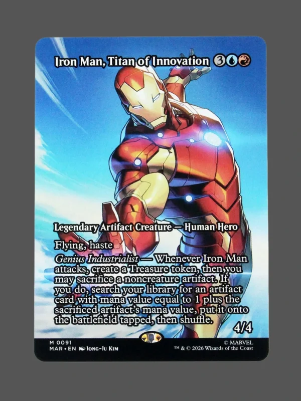 Iron Man, Titan of Innovation Holo MTG Proxy | Marvel